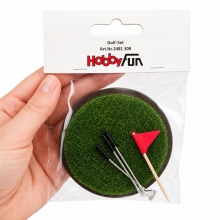 Miniatyr Golf Putting Set med golfklubbor 7 delar