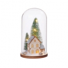 Miniatyr Hus av Trä III Höjd: 8 cm Slott Stuga