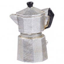 Miniatyr Kaffekokare - Silver - 4 cm