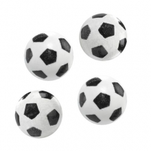 Miniatyr Fotbollar - 4 st - 1 cm