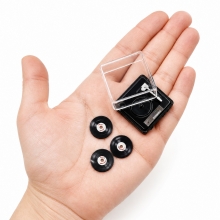 Miniatyr Skivspelare med LP-skivor 3 st