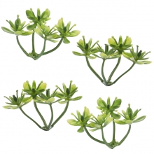 Miniatyr Växt - Grön - 3 cm - 6 st