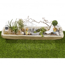 Polyresin Figur Sköldpadda 2 st 6.5 cm Djur Miniatyr