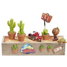 Polyresin Figur Sköldpadda 2 st 6.5 cm Djur Miniatyr