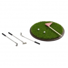 Miniatyr Golf Putting Set med golfklubbor 7 delar