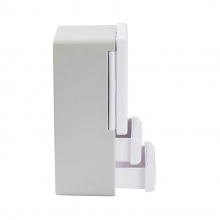Miniatyr Kylskåp vit och grå 12 cm med belysning inkl batterier