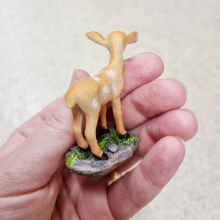 Miniatyr Figur Rådjur 6 cm Nissedörr till scrapbooking, pyssel och hobby