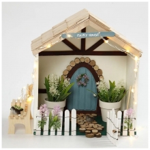 Storpack Minimöbler Plywood 50 st till scrapbooking, pyssel och hobby