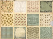 Paper Pad 6”x6” Santoro London Mirabelle Pappersblock 4 8 Tum