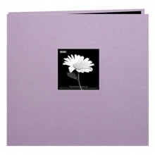 Album 8”x8” Pioneer Book Cloth With Window Misty Lilac