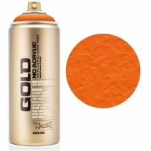 Montana GOLD Sprayfärg Orange 400 ml till scrapbooking, pyssel och hobby