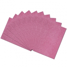 Mossgummi Foam Glitter A4 - 10-pack - Rosa