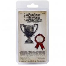 Sizzix Movers & Shapers Magnetic Dies Mini Trophy Prize Ribbon