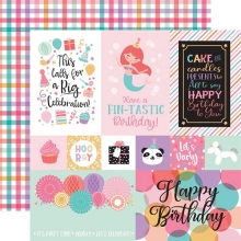 Paper Pack Echo Park Its Your Birthday Pink 12x12 Tum