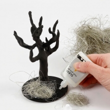 Sisal Dusty Green 8 gram Julband till scrapbooking, pyssel och hobby