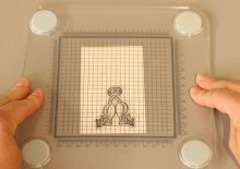 Acrylic Stamping Buddy Nellie Snellen Stämpel Plattform Stämpelpress