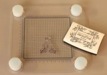 Acrylic Stamping Buddy Nellie Snellen Stämpel Plattform Stämpelpress