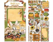 Noteworthy Die-Cuts Bo Bunny Enchanted Harvest Die Cuts Chipboard