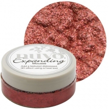 Nuvo Expanding Mousse Red Leather till scrapbooking, pyssel och hobby