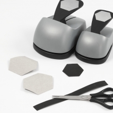 Nyckelberlock av läderpapper DIY Inspiration