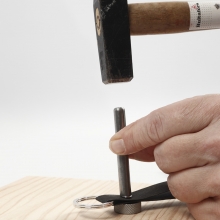 Nyckelberlock av läderpapper DIY Inspiration