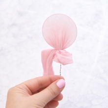 Nylon Tyg - Längd: 60 cm - Ljusrosa 131