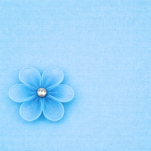 Nylon Tyg - Längd: 60 cm - Ljusblå 171