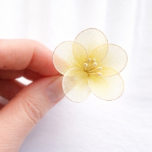 Nylon Tyg Längd: 60 cm Lemon Blomtillverkning