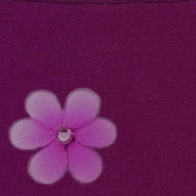 Nylon Tyg Längd: 60 cm Plommon Blomtillverkning