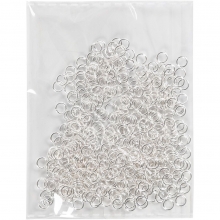 Rund O-ring 4mm 500 st Jumprings till smyckestillverkning