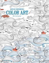 Målarbok Ocean Wonders Sea Creatures Leisure Arts