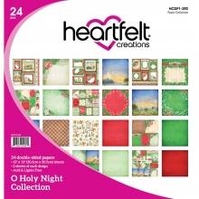 Heartfelt Creations O Holy Night Paper Pad 12x12 Scrapbooking Papper