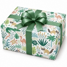 Presentpapper - B: 50 cm - Vilda Djur - 5 m
