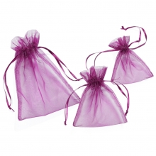 Organzapåse - Lavendel - 8 x 10 cm - 12 st
