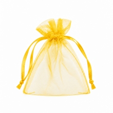 Organzapåsar - Guld - 8 x 10 cm - 12 st