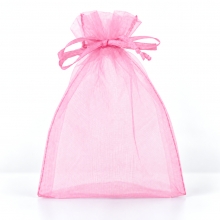 Organzapåsar - Rosa - 10x13 cm - 12 st