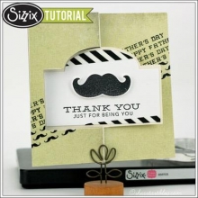 Sizzix Movers & Shapers Large Base Die Card, Ornate Flip-Its Dies Stansmaskin