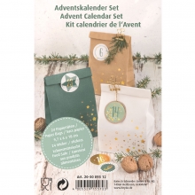Paketkalender - Presentpåsar 24 st - Adventskalender Stjärnor