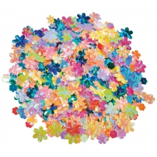 Paljetter - Blommor - Mixade Färger - 250 g