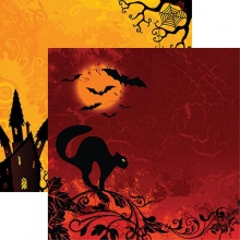 Paper Kit Reminisce Halloween Night Halloweenpyssel Höstpyssel