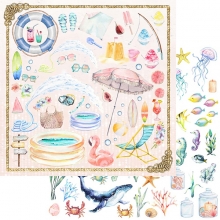 Paper Pack Asuka Studio Welcome to Paradise 12x12 Tum Papperspack 12