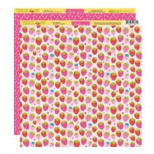 Paper Pack Bella Blvd Squeeze The Day 12 x Tum Mönstrade Scrapbooking Papper
