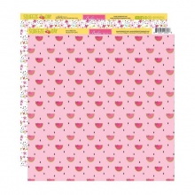 Paper Pack Bella Blvd Squeeze The Day 12 x Tum Mönstrade Scrapbooking Papper