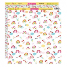 Paper Pack Bella Blvd Squeeze The Day 12 x Tum Mönstrade Scrapbooking Papper