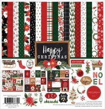 Paper Pack Carta Bella - Happy Christmas - 12x12 Tum