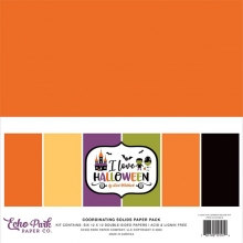 Paper Pack Echo Park - I Love Halloween - Solids