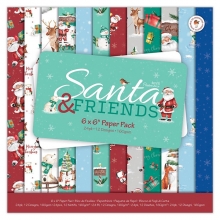 Paper Pack Papermania - Santa and Friends - 6x6 Tum