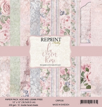 Paper Pack Reprint - La Vie en Rose - 12x12 Tum