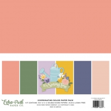 Paper Pack Echo Park - It's Spring Time - Solids