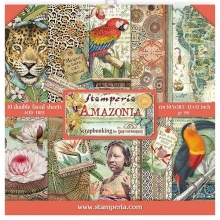 Paper Pack Stamperia - Amazonia - 12x12 Tum